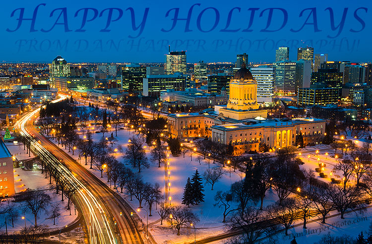 Winnipeg winter stock photography