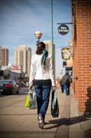 Osborne Village stock photo