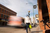 Osborne Village, Winnipeg, Manitoba stock photo