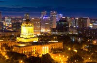 stock photo manitoba legislature osborne village